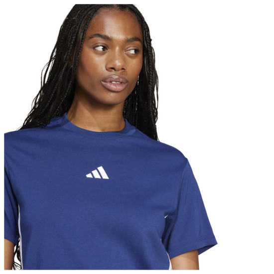 Adidas Γυναικεία κοντομάνικη μπλούζα Essentials 3-Stripes Cotton Tee Adidas Γυναικεία κοντομάνικη μπλούζα Essentials 3-Stripes Cotton Tee